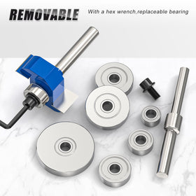 MEIGGTOOL rabbet router bit with 3/8 inch bearing for deeper cuts