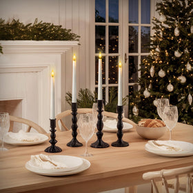 Meigic 3D LED flicker taper candle for authentic candlelight