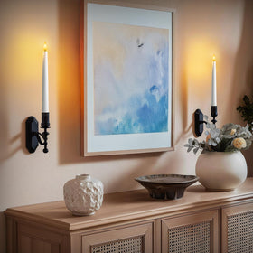 Meigic remote timer taper candle with multiple modes