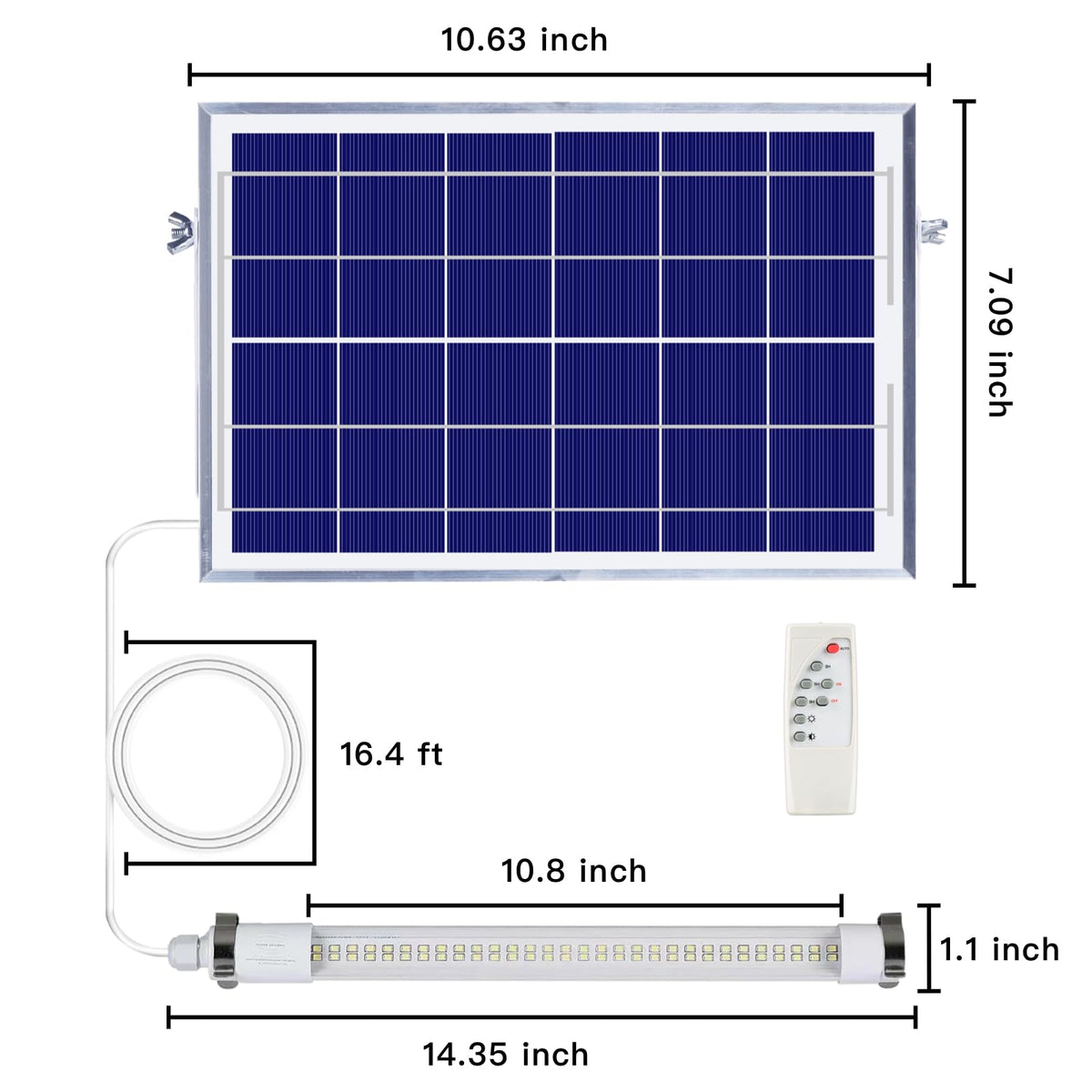 MEIHONG 5000mah battery delivers hours of brightness.