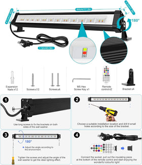 MEIKEE outdoor wall washer ideal for holidays and stage backdrops.