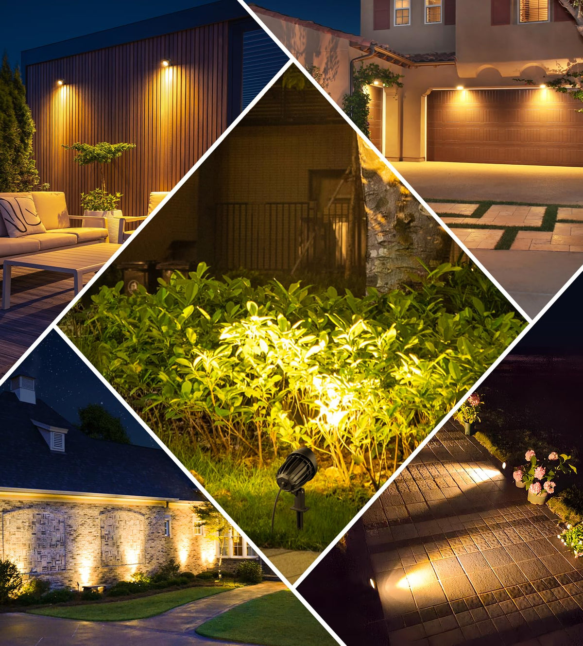 MEIKEE two-pack box packaging for convenient outdoor lighting upgrade