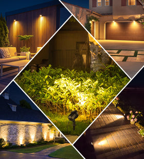 MEIKEE two-pack box packaging for convenient outdoor lighting upgrade