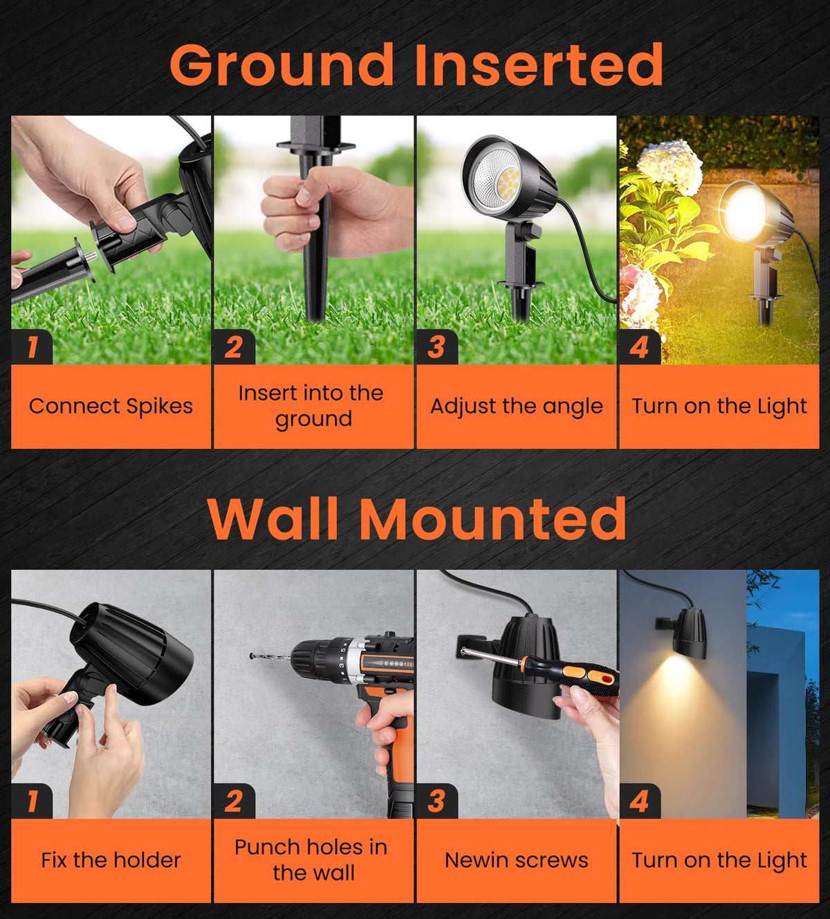 MEIKEE 7W easy ground installation saves time during setup.