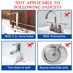 Meiliweser silicone mat suitable for kitchen, bathroom, and more