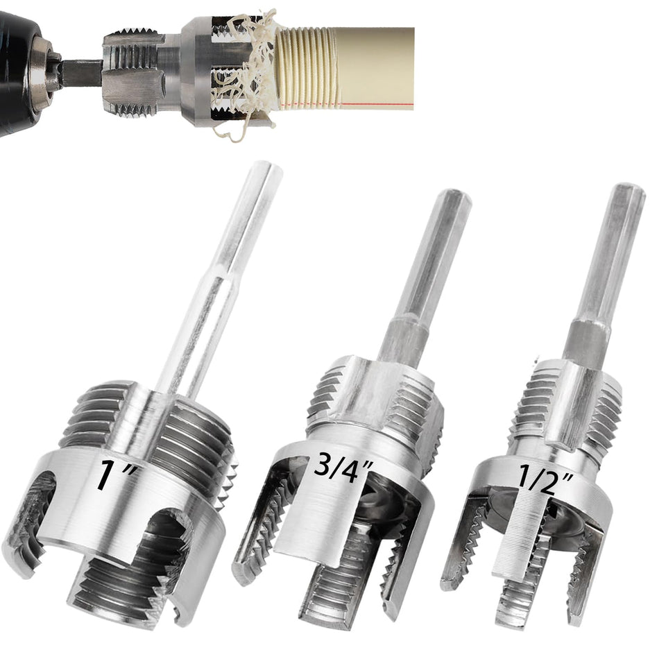 MEILLYOCEAN PVC Pipe Threader Kit assembled for quick home plumbing tasks.