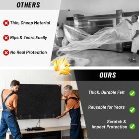 Meimaao dust and scratch protection for flat-screen TVs during moves.