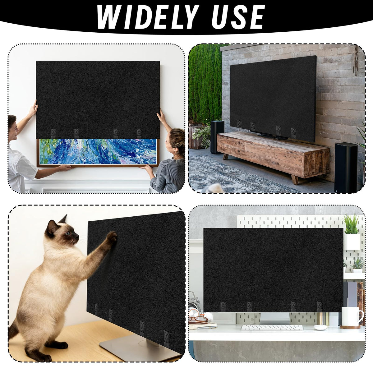 Meimaao easy-clean storage cover to shield electronics during renovations.