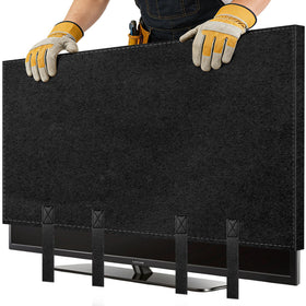 Meimaao TV cover moving 65-inch front view protects during relocation.