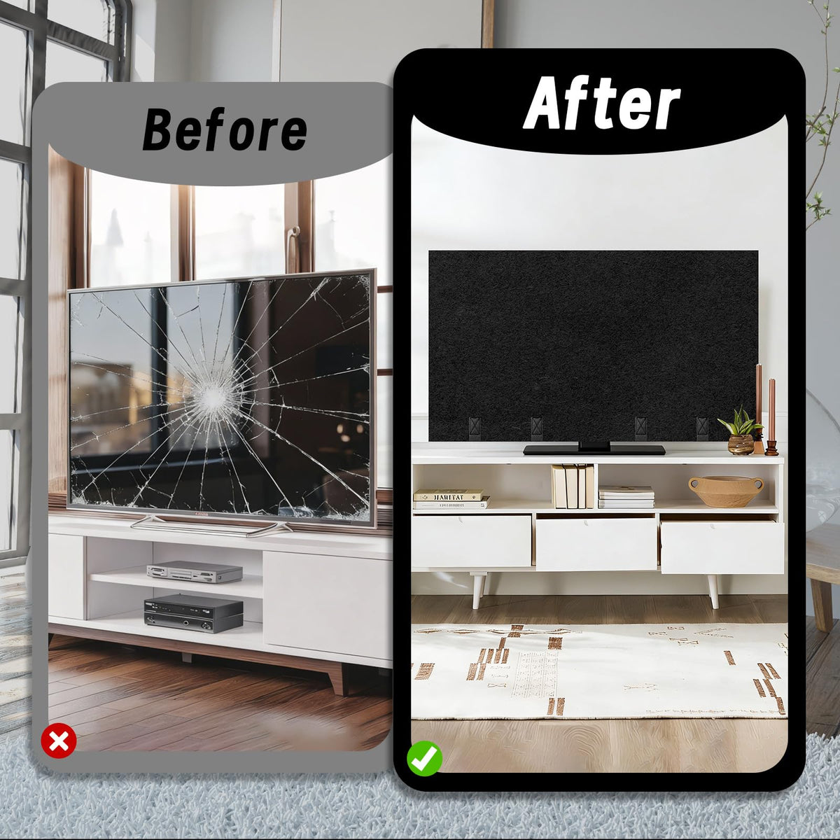 Meimaao reusable moving protector for TVs, frames, and delicate items.