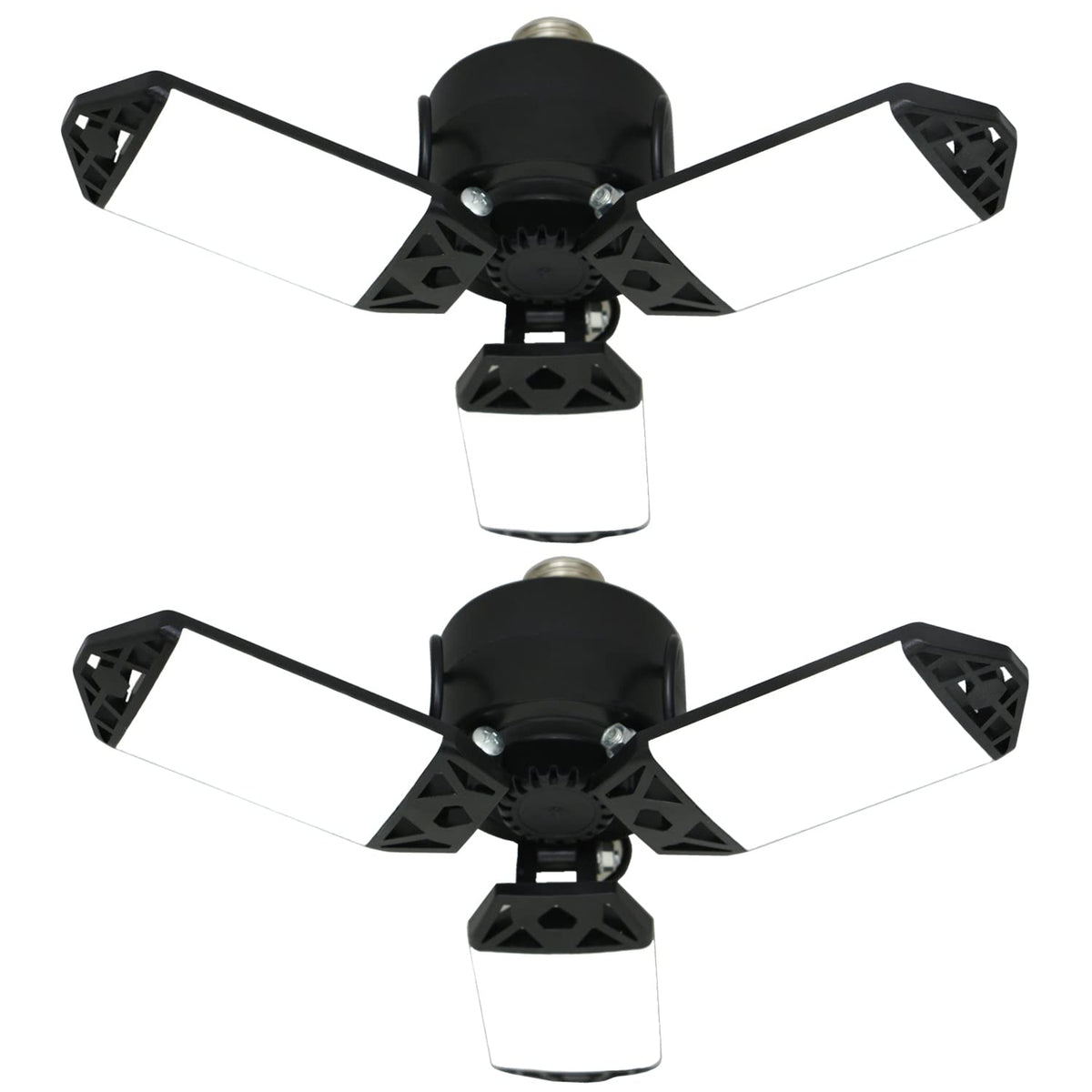 Meiqils 2-pack 80W LED garage light brightens workspace with 8000 lumens