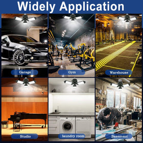 Meiqils suitable areas like garage and shop for bright illumination
