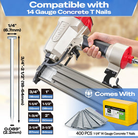 Meite ST64E 100-nail magazine shown from side