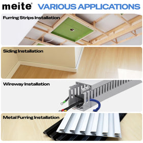 Meite ST64E handles 3/4 to 2-1/2 inch nails for various tasks