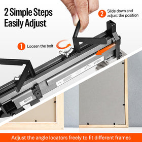 Meite V-Nailer V1015B depth adjustment ruler for accurate nail depth