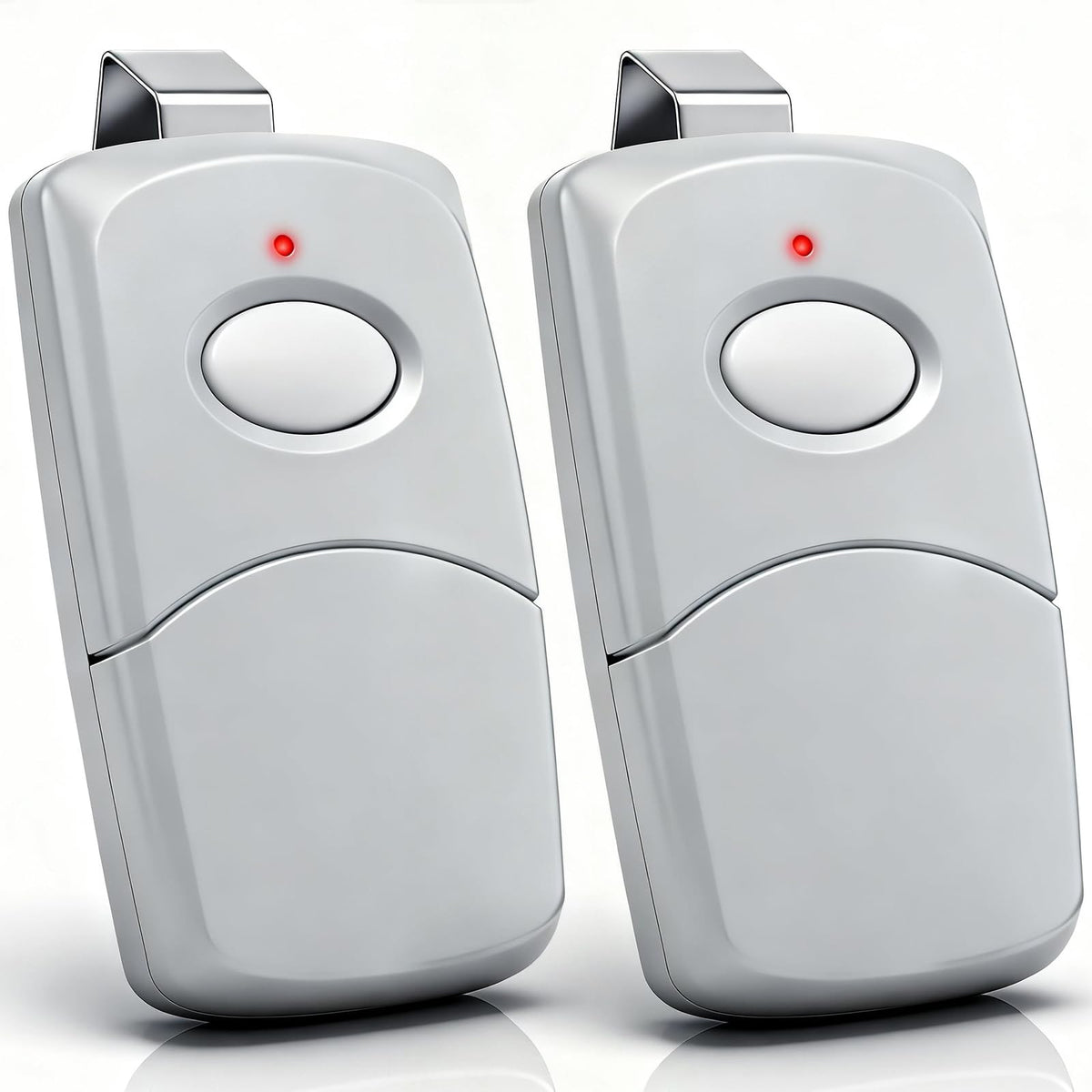 MeiZhi 2-for-10 dip-switch remote front view with 300MHz compatibility