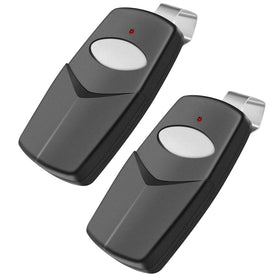 MeiZhi dip-switch multicode remote front view shows 300/310 MHz compatibility for gates