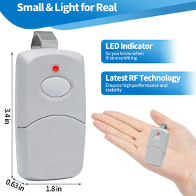 MeiZhi remote mounted on wall for quick garage access