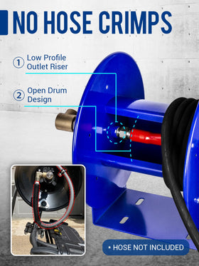 MEKOH brass NPT swivel maintains water flow during use