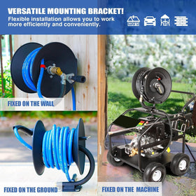 MEKOH 50ft 3/8in hose capacity for extended reach
