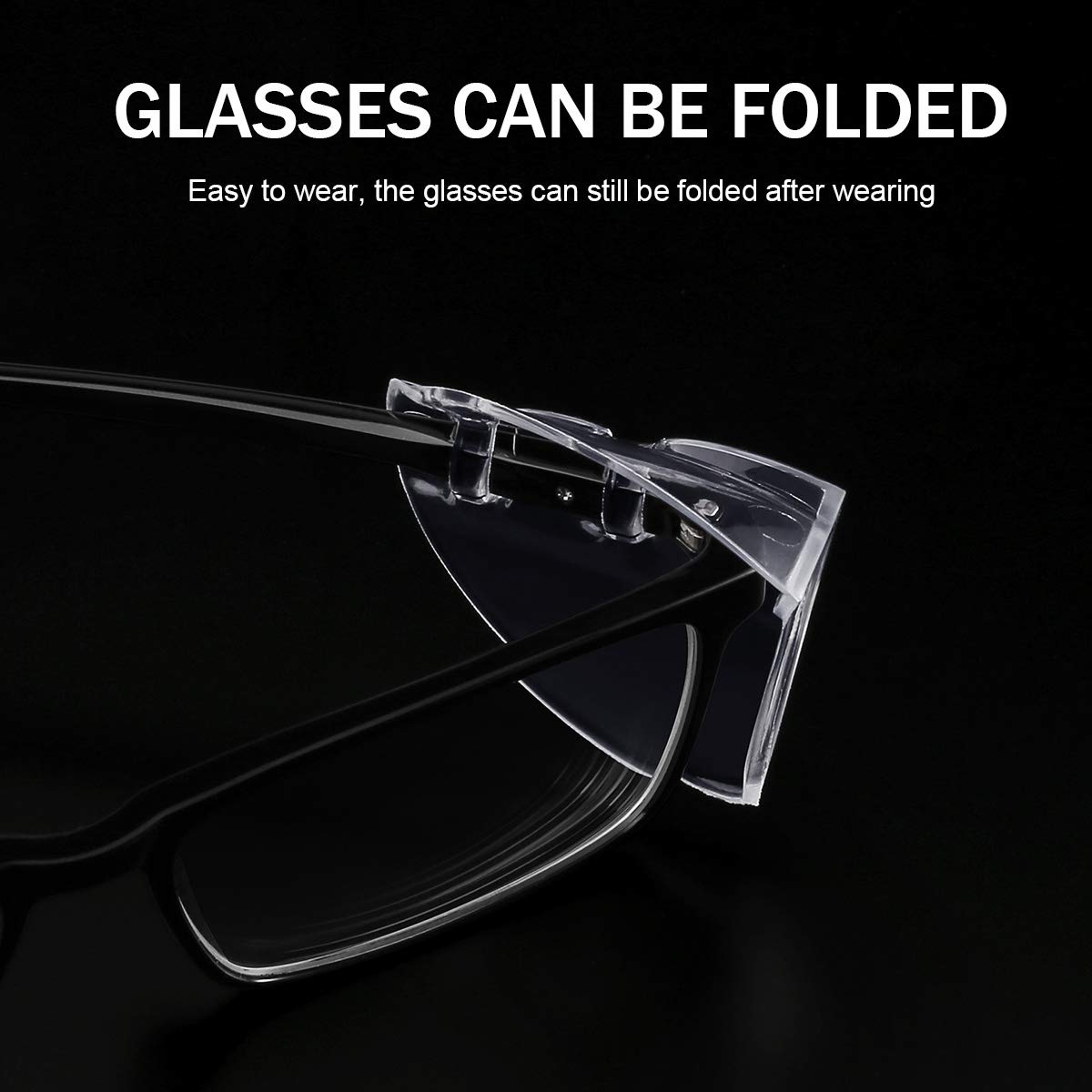 MELASA front-view shields deliver added side protection with minimal bulk.