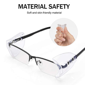 MELASA universal-fit shields adapt to S to L frames for versatile use.