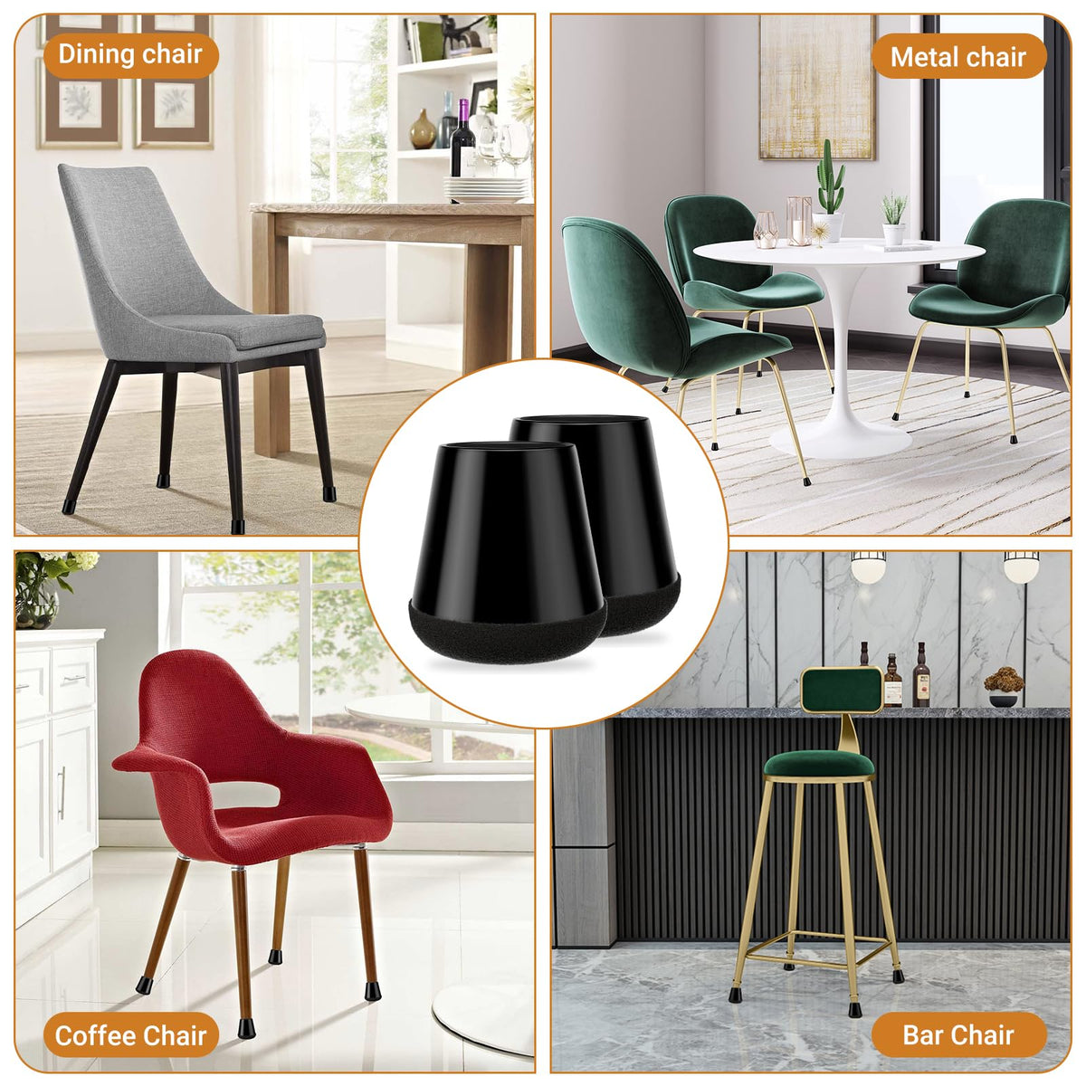 Meldel protects against scratches and reduces noise during moves.