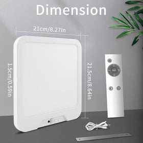 Meliya ceiling light with 3 color temperatures and adjustable brightness for customizable ambiance.