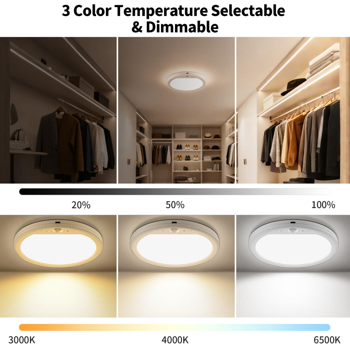 Motion detection activates illumination on movement for energy efficiency