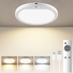 Meliya rechargeable ceiling light with remote for easy wireless control