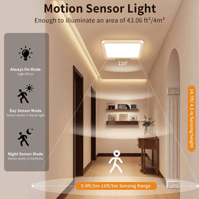 Meliya remote control for ceiling light enables quick brightness and color temperature adjustments.