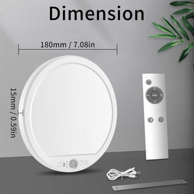 Remote control enables convenient light management from a distance