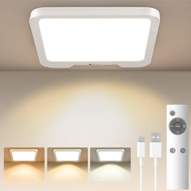 Meliya USB C rechargeable motion sensor ceiling light, easy ceiling mounting for hands-free illumination.
