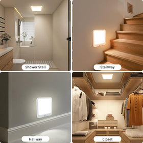 Meliya wireless magnetic installation enables renter-friendly ceiling mounting.