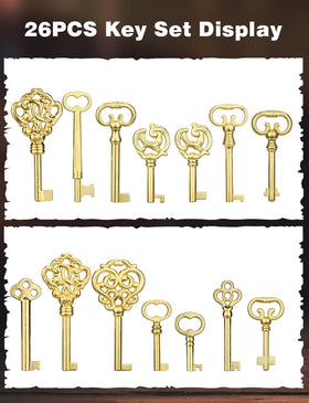 DIY replacement with Mellbree skeleton keys for lost antique keys.