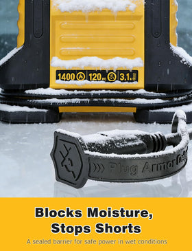 Mellbree cover protecting boat and RV connections from moisture