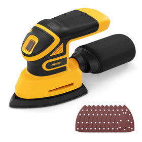 Mellif brushless detail sander with dust box for clean, precise finishing.