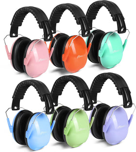 MelonArt Kids Ear Protection 27dB reduces ambient noise for calmer environments.