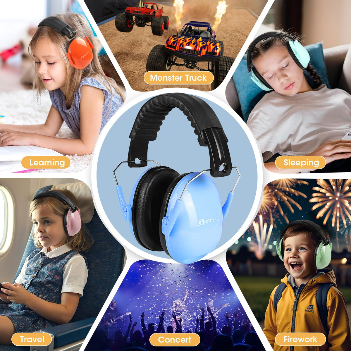 MelonArt seven-pack offers convenient protection for siblings or classrooms.