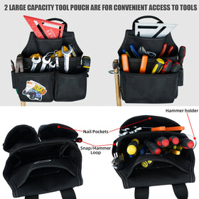 Melotough adjustable belt system for a customizable fit on site.