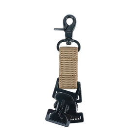 Clip secured to a jacket for glove storage on the go