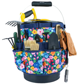 MELOTOUGH bucket caddy organizer interior pockets for gloves and tape within reach