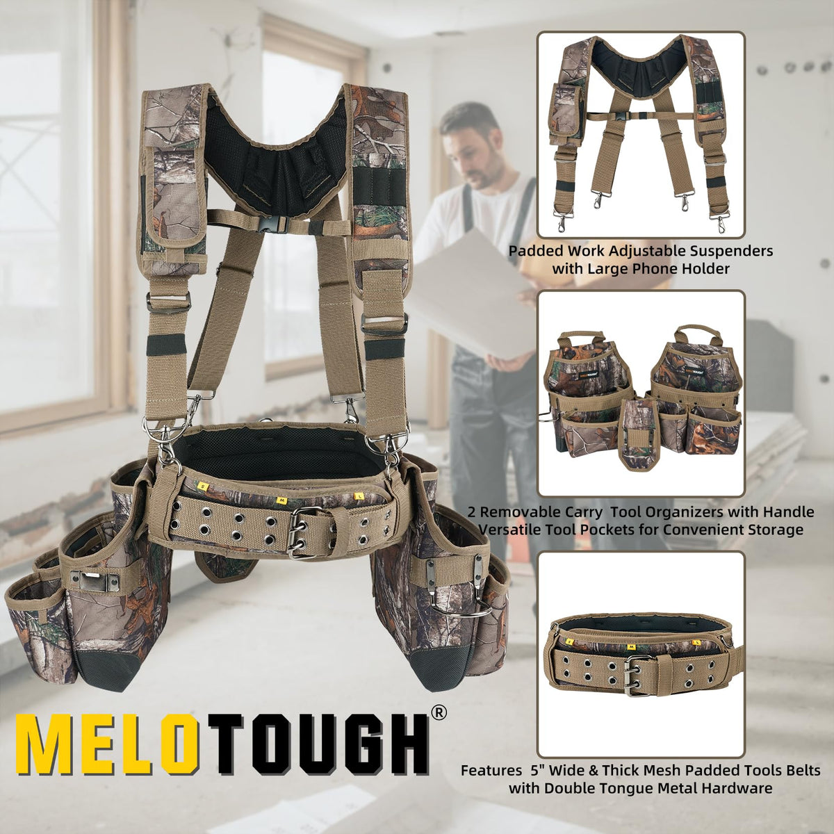 MELOTOUGH hammer loop keeps quick reach on site.