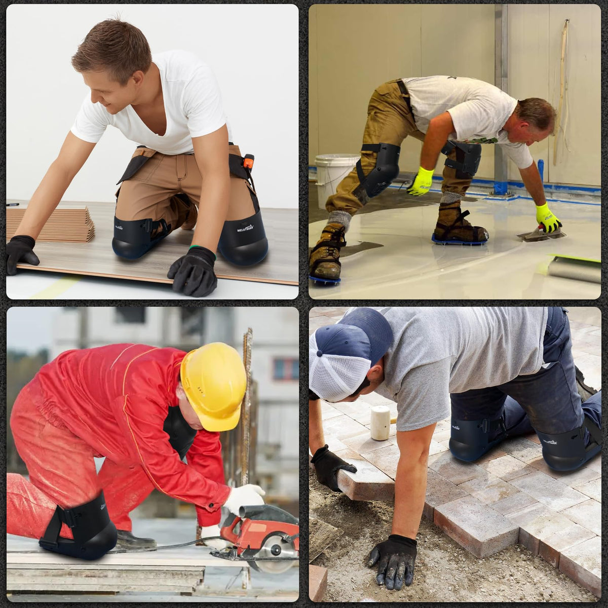 MELOTOUGH all-day-comfort knee pads keep you supported during extended kneeling tasks.