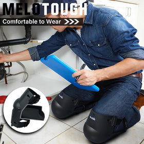 MELOTOUGH flexible-movement knee pads contour to bends for unobstructed work.