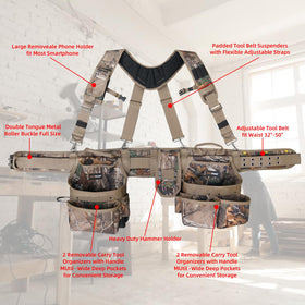 MELOTOUGH padded shoulder strap distributes weight for comfort.