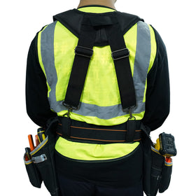 MELOTOUGH suspenders include reflective tape for improved site visibility.