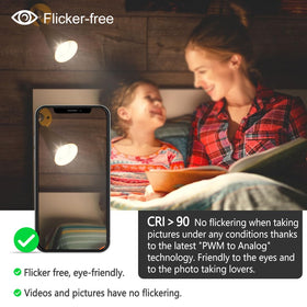 MELPO Alexa light bulb dimming from 1% to 100% for mood lighting