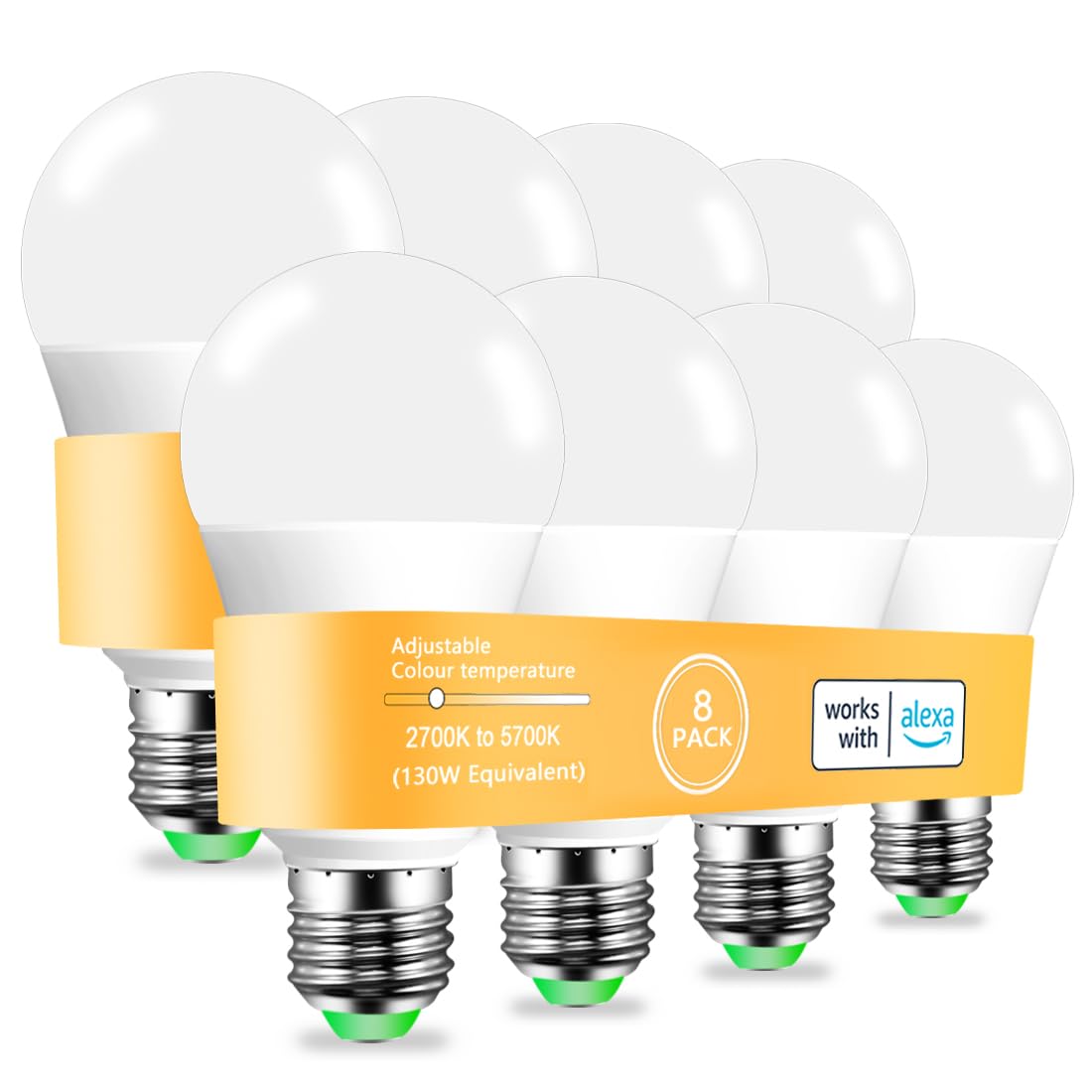 MELPO Alexa light bulb setup guide demonstrating quick installation