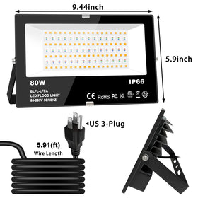 MELPO 2-pack flood lights for landscape lighting